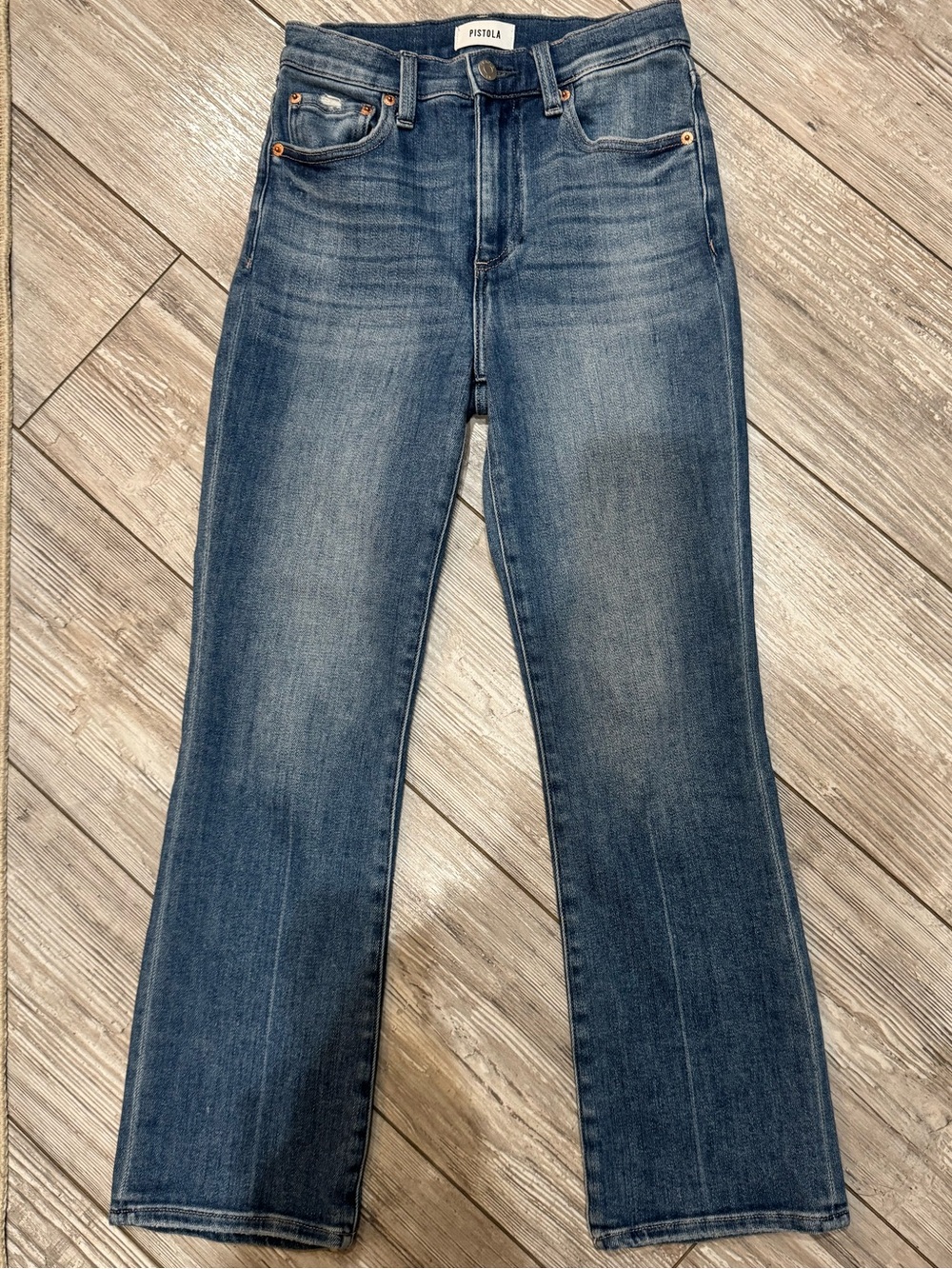 Pistola Lennon Bootcut Crop in Mesa Color size 25